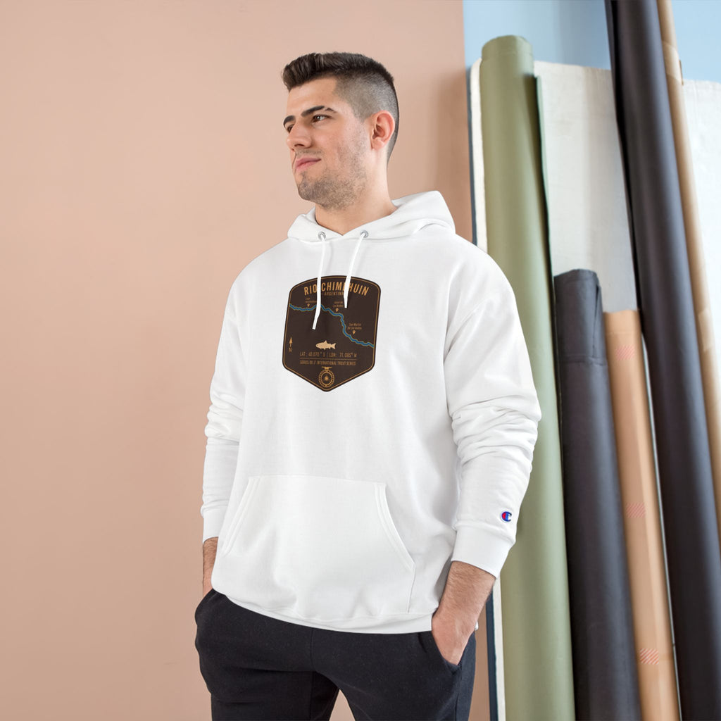 Global Series - Chimehuin River Argentina Patch Graphic Hoodie | Outdoor Adventure