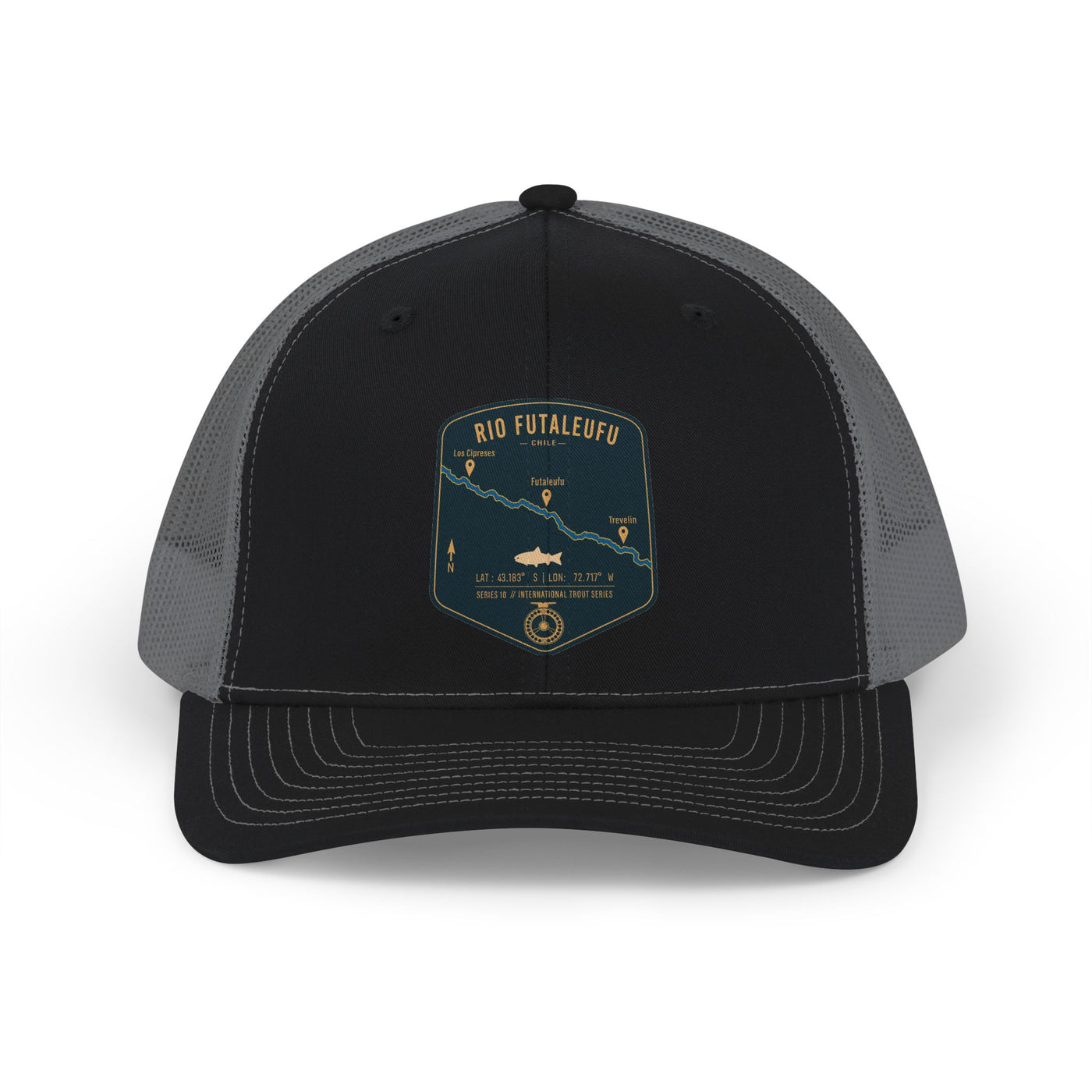 Global Series - Rio Futaleufu Chile Fishing Map Trucker Hat | Richardson 112