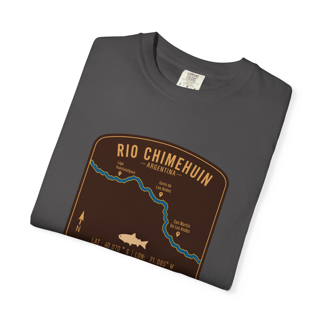 Global Series - Chimehuin River Argentina Fishing Map | Rugged Cotton Trout Tee