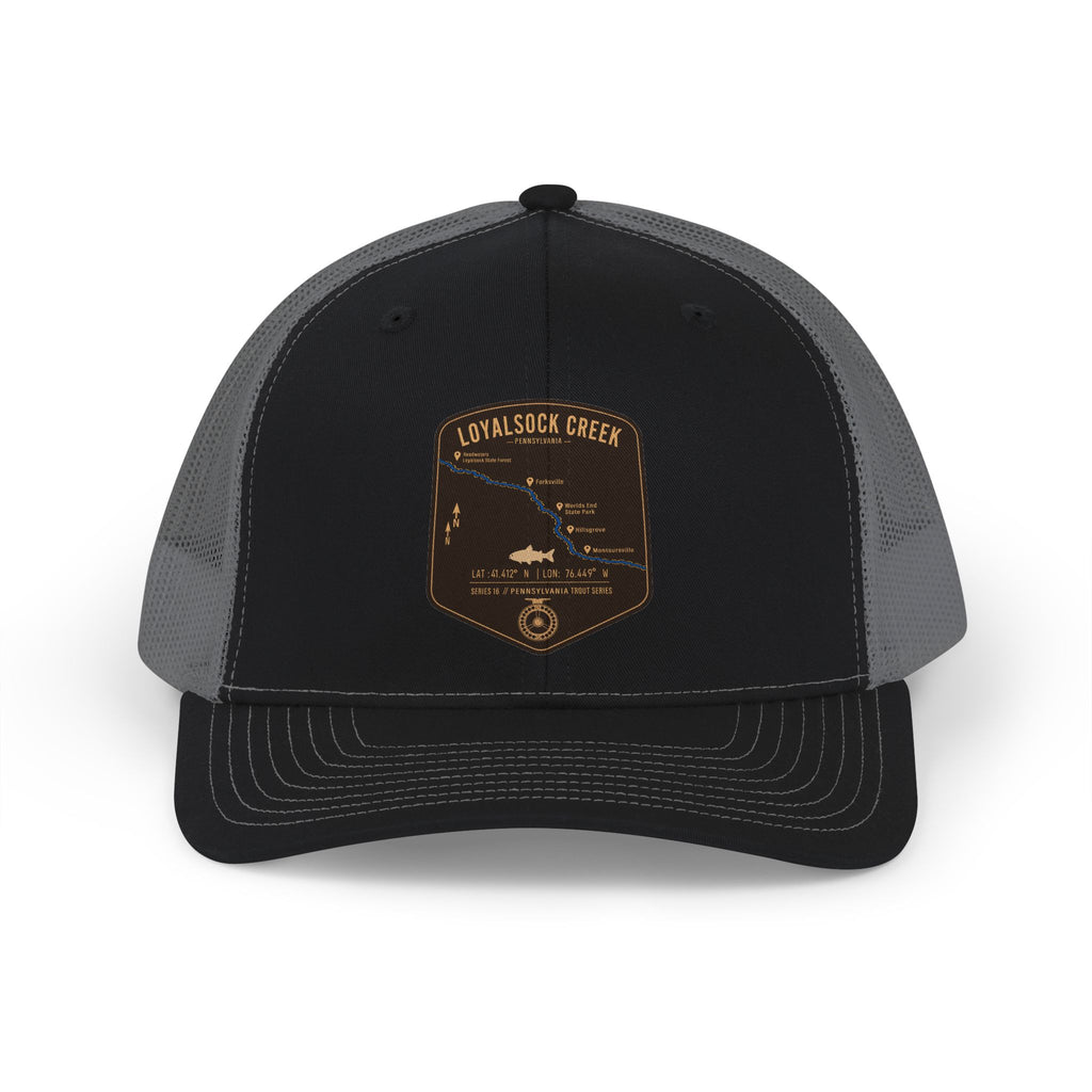 Loyalsock Creek PA Fishing Map Trucker Hat | Richardson 112