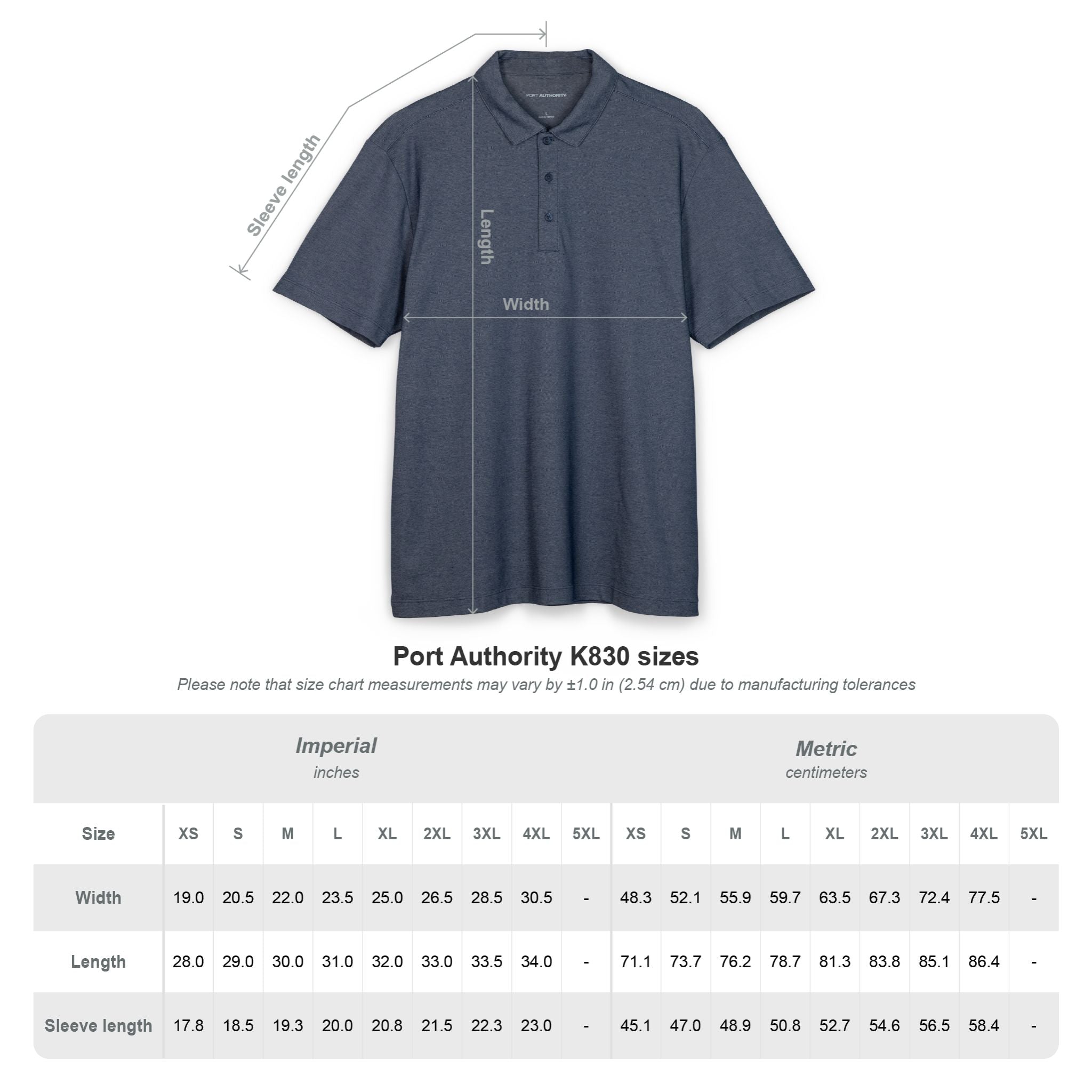 LeTort Spring Run Fishing Map Polo | Port Authority® Fine Pique Blend