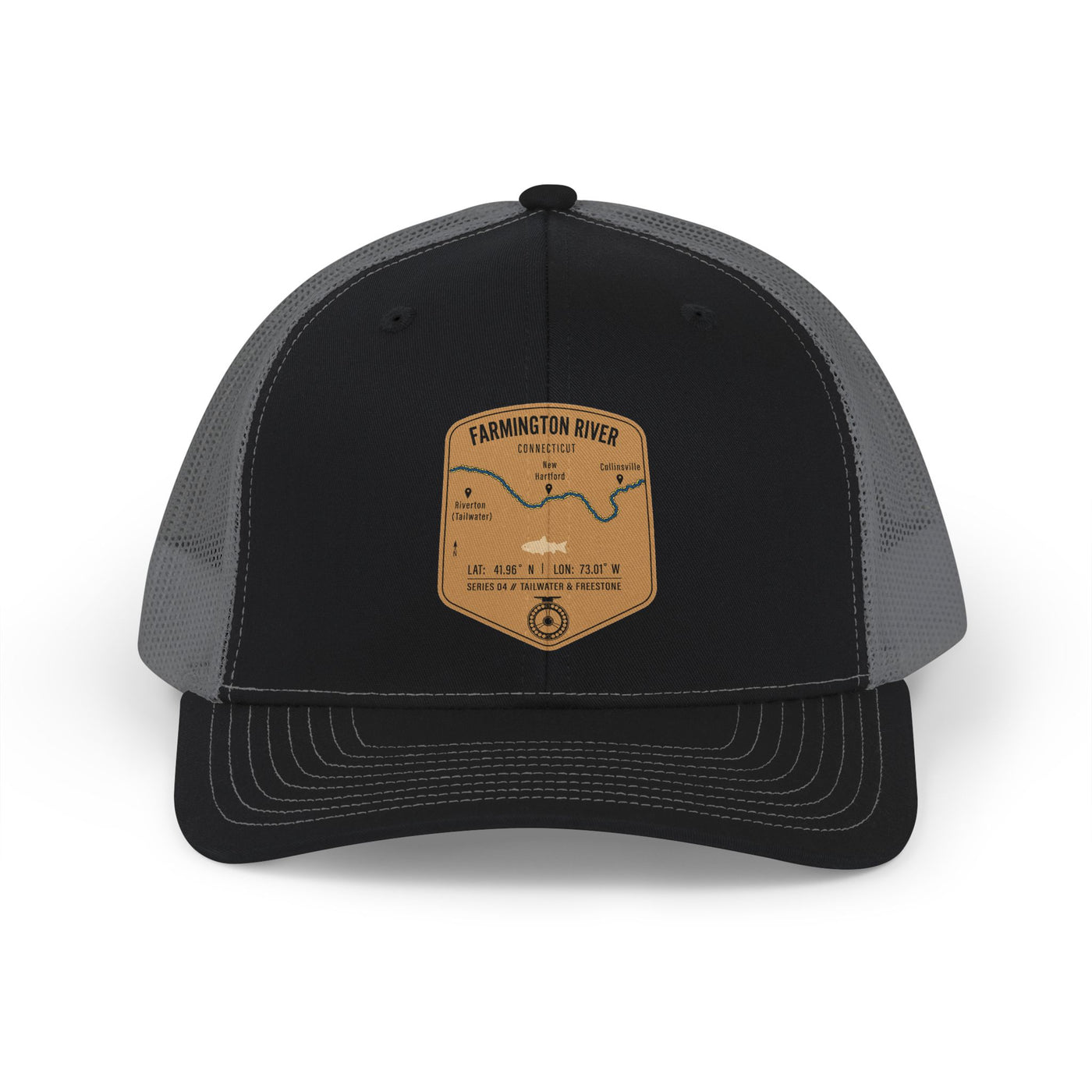 Farmington River Fishing Map Trucker Hat | Richardson 112