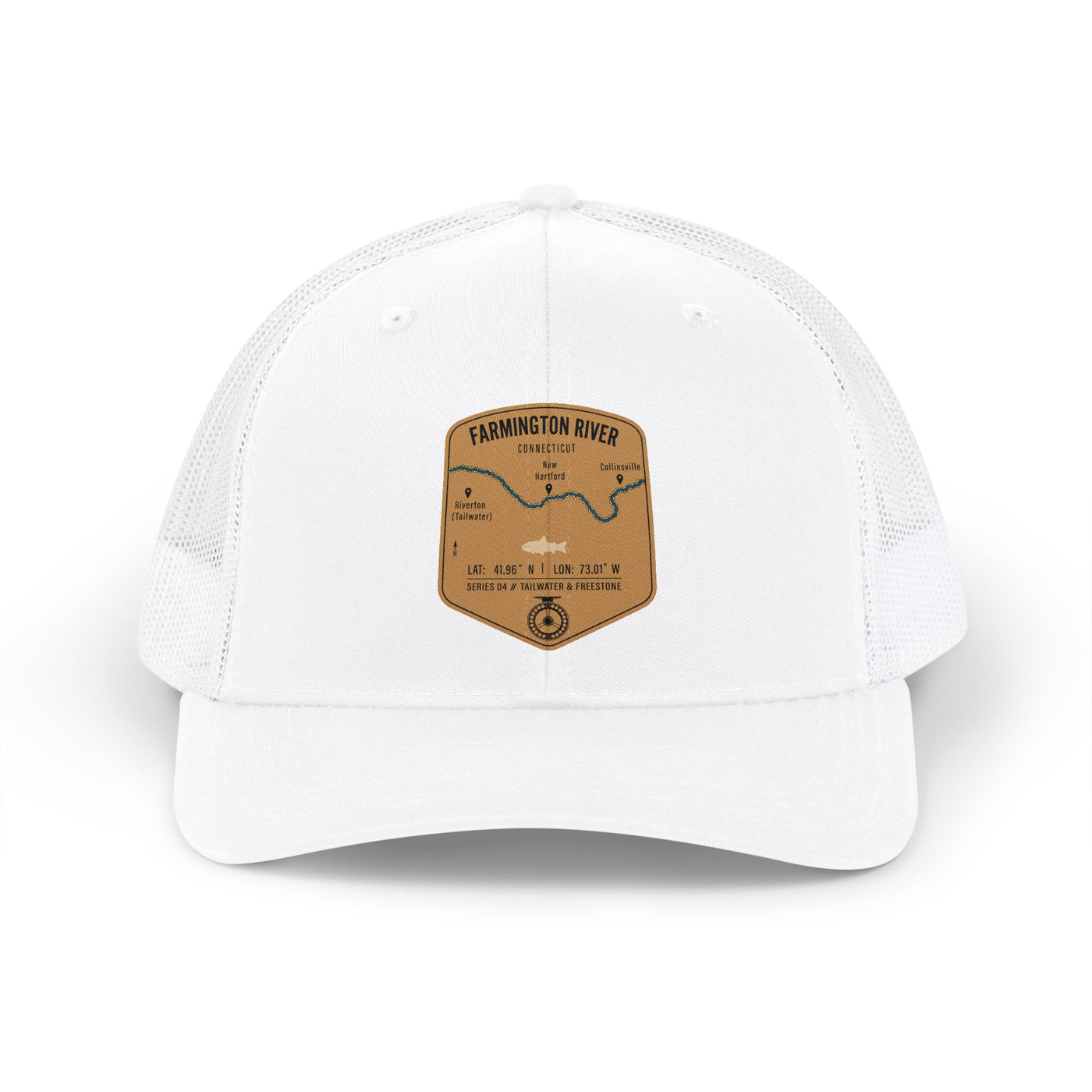 Farmington River Fishing Map Trucker Hat | Richardson 112