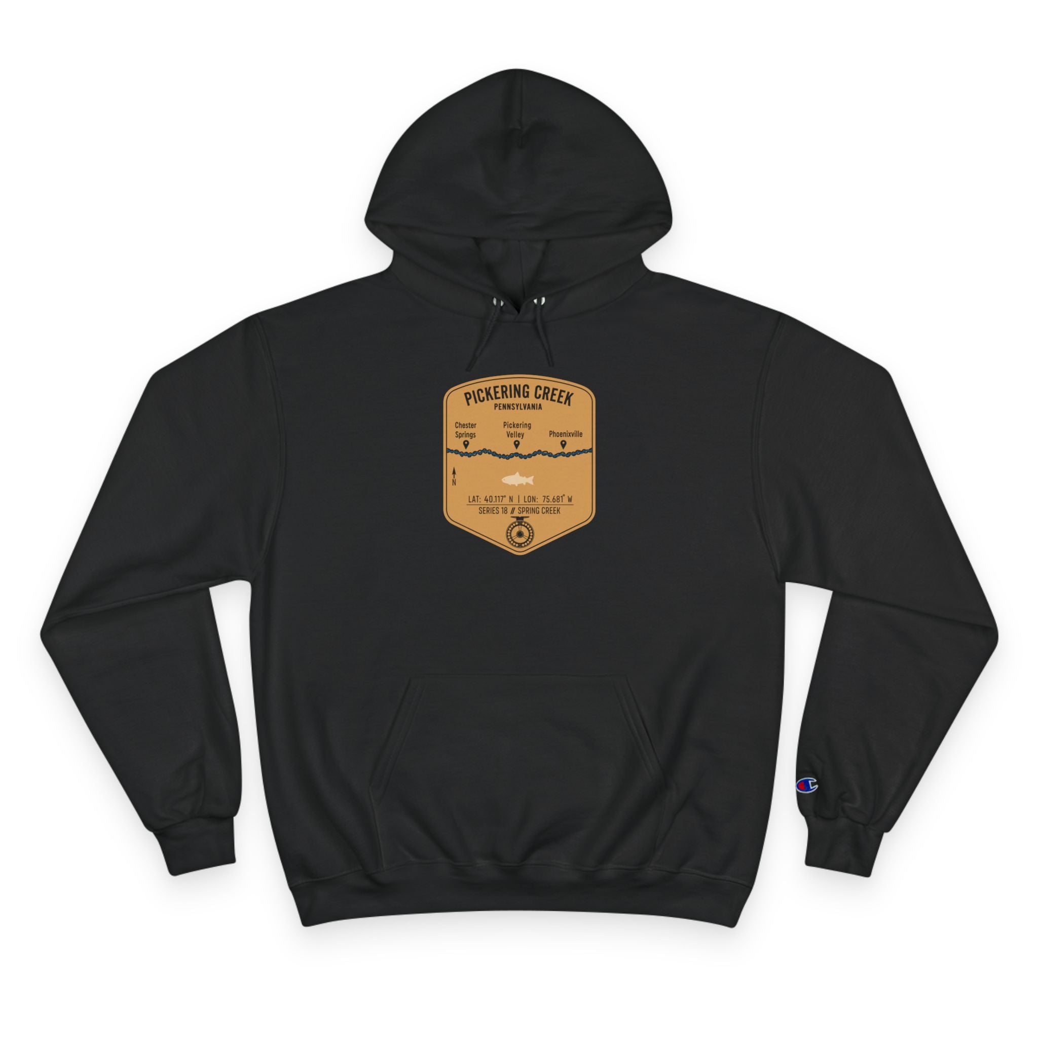 Pickering Creek Patch Graphic Hoodie | Outdoor Adventure