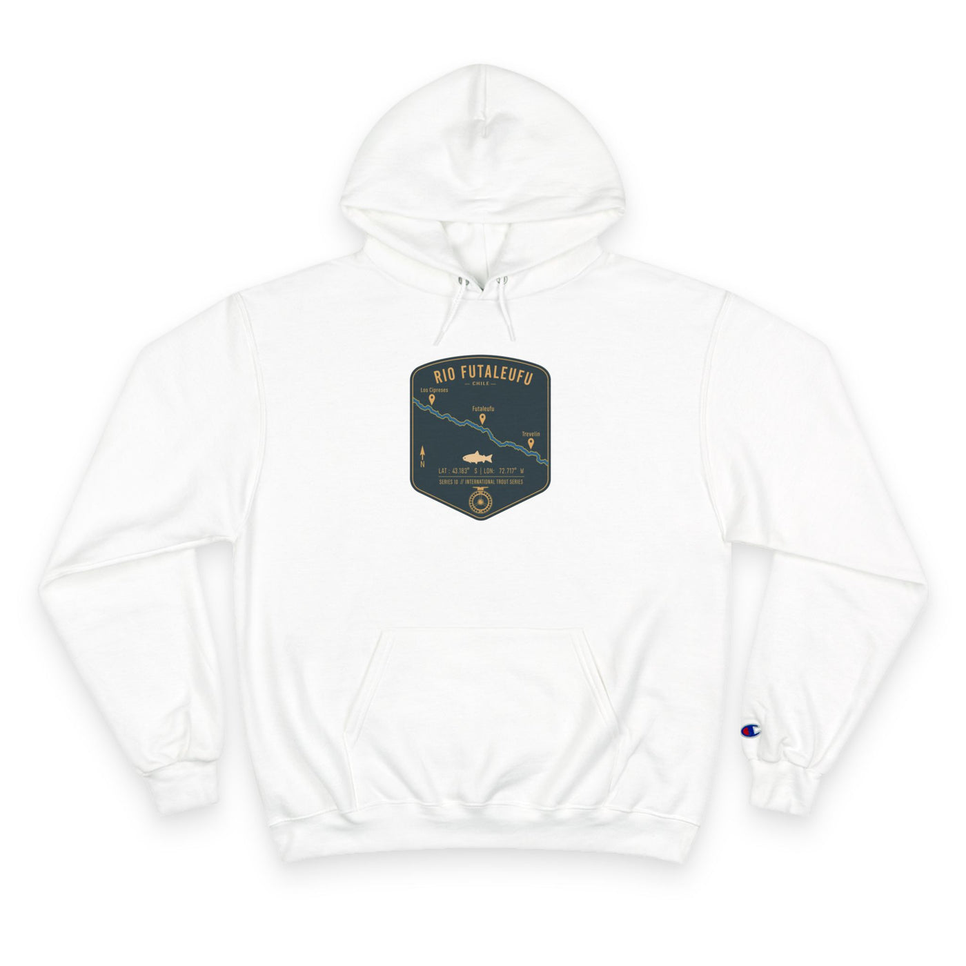 Global Series - Rio Futaleufu Chile Patch Graphic Hoodie | Outdoor Adventure