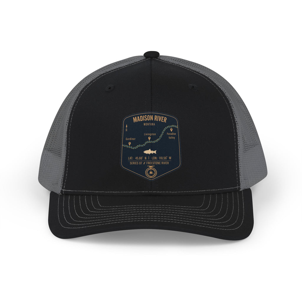Madison River Fishing Map Trucker Hat | Richardson 112