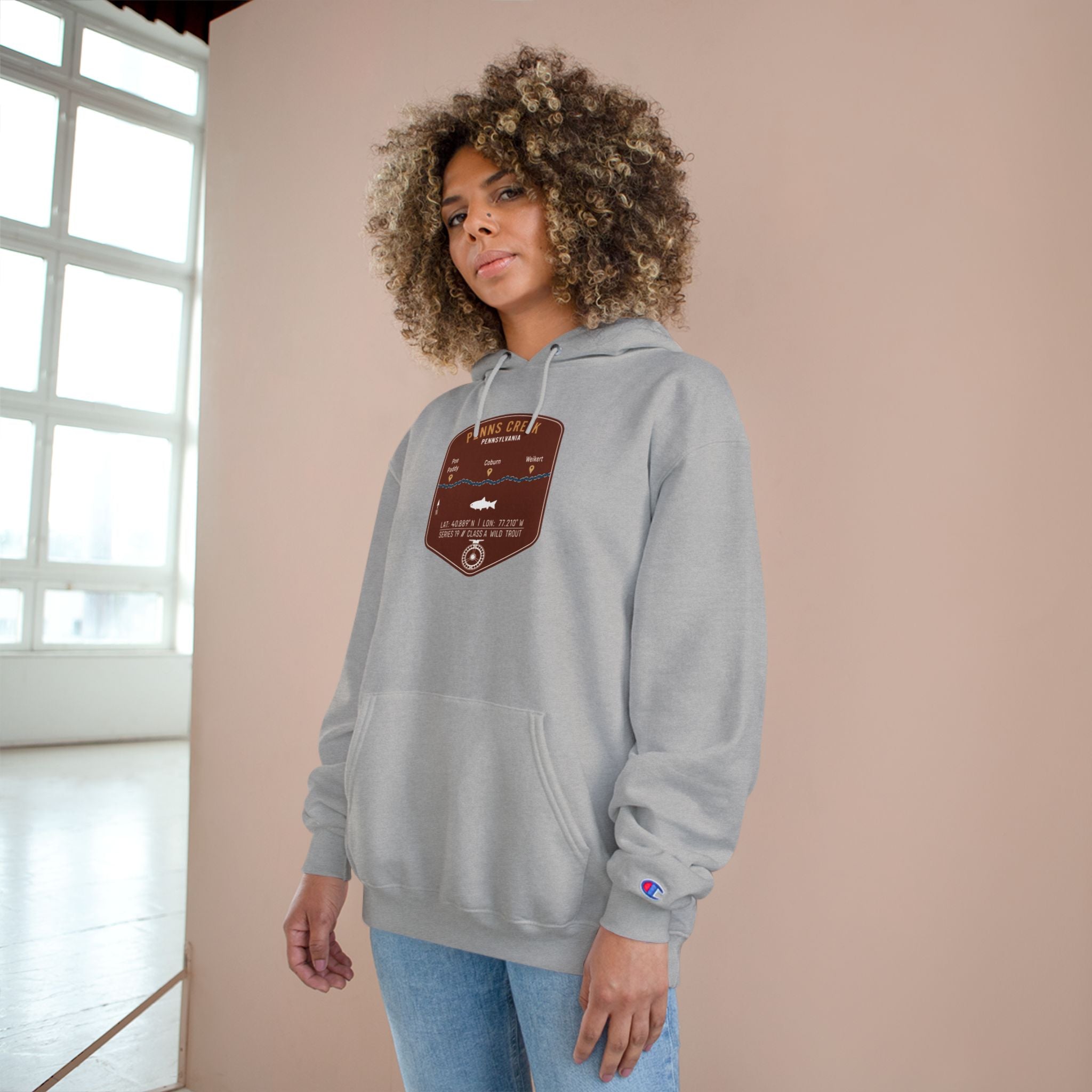 Penns Creek Patch Graphic Hoodie | Outdoor Adventure