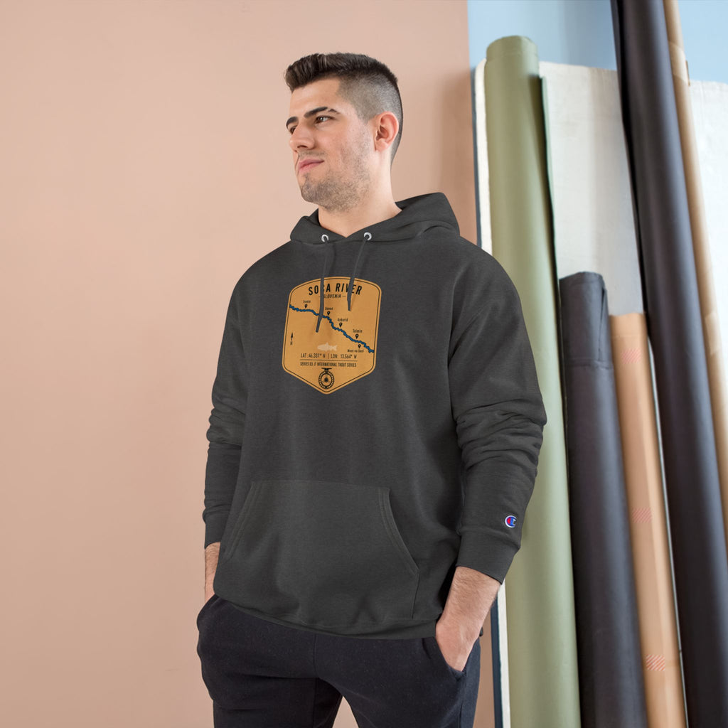 Global Series - Soca River Slovenia Patch Graphic Hoodie | Outdoor Adventure