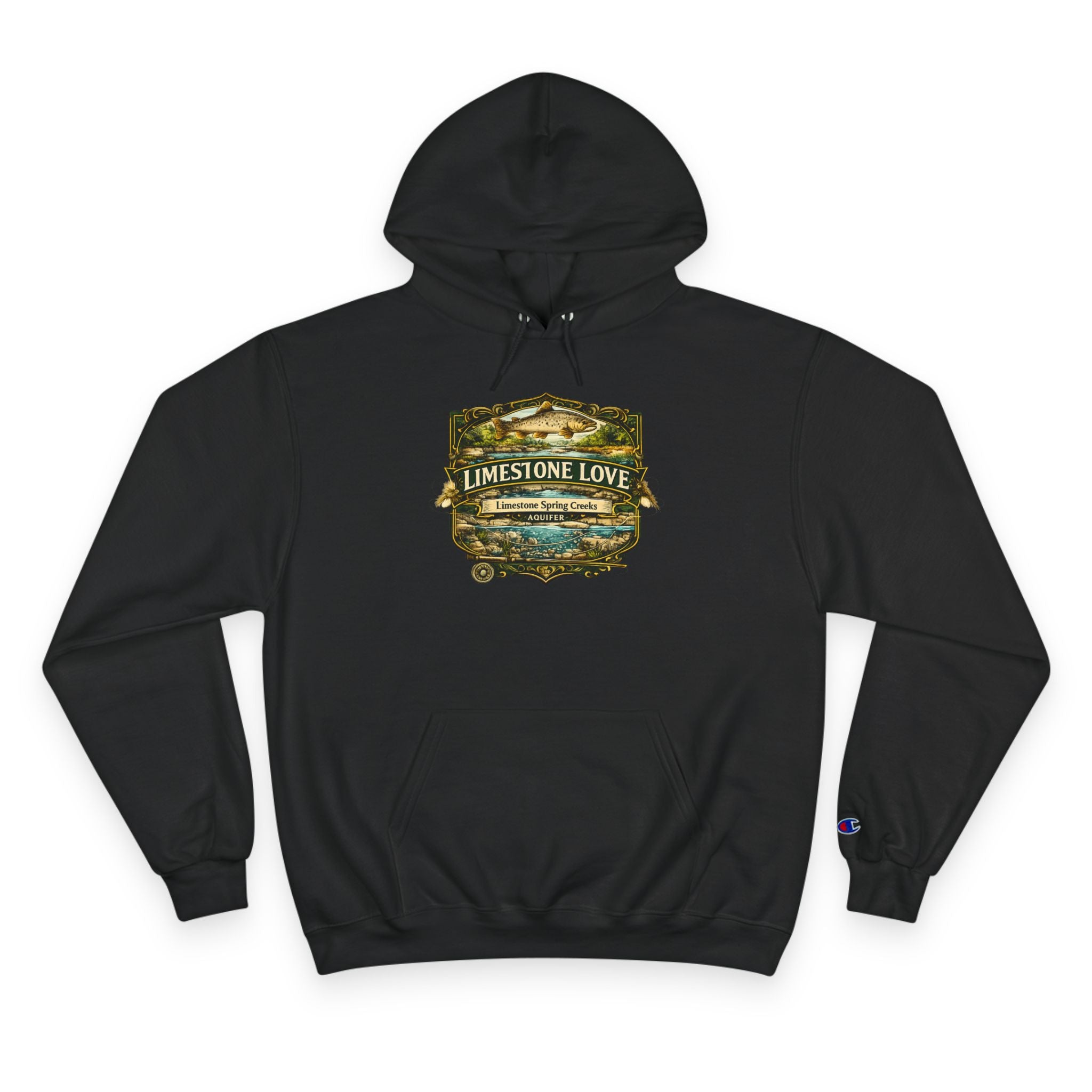Limestone Love Patch Graphic Hoodie | Outdoor Adventure