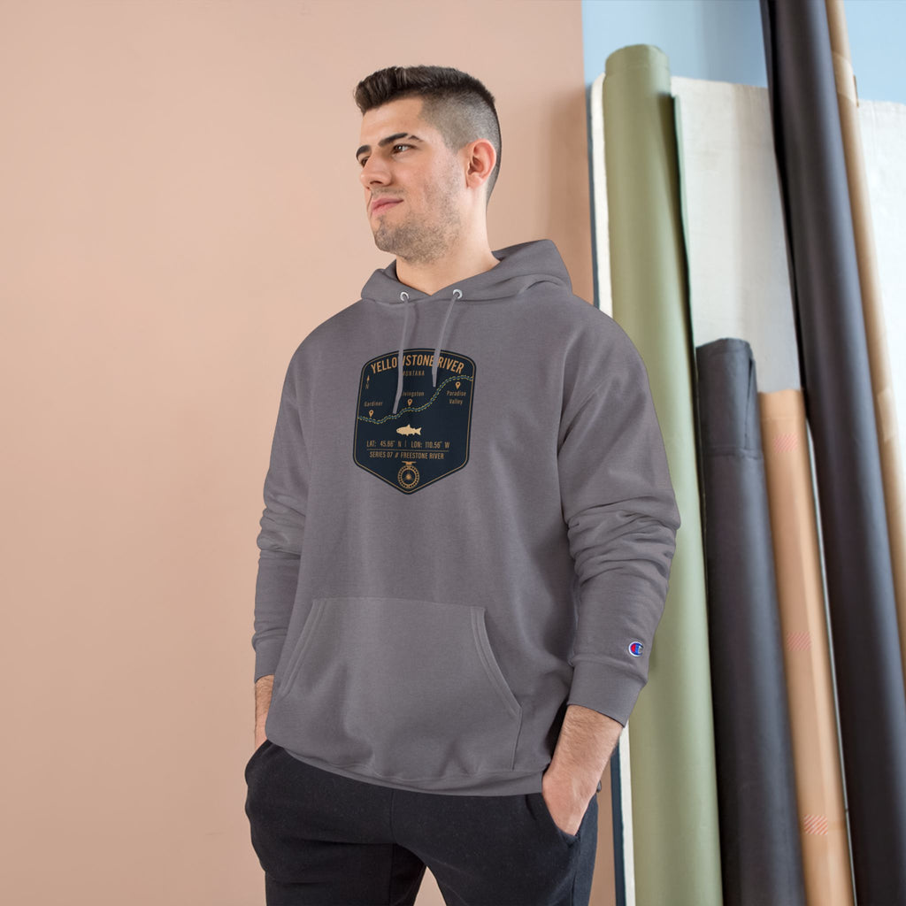 Yellowstone Patch Graphic Hoodie | Outdoor Adventure