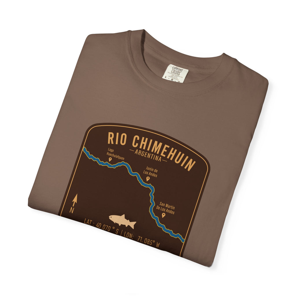 Global Series - Chimehuin River Argentina Fishing Map | Rugged Cotton Trout Tee