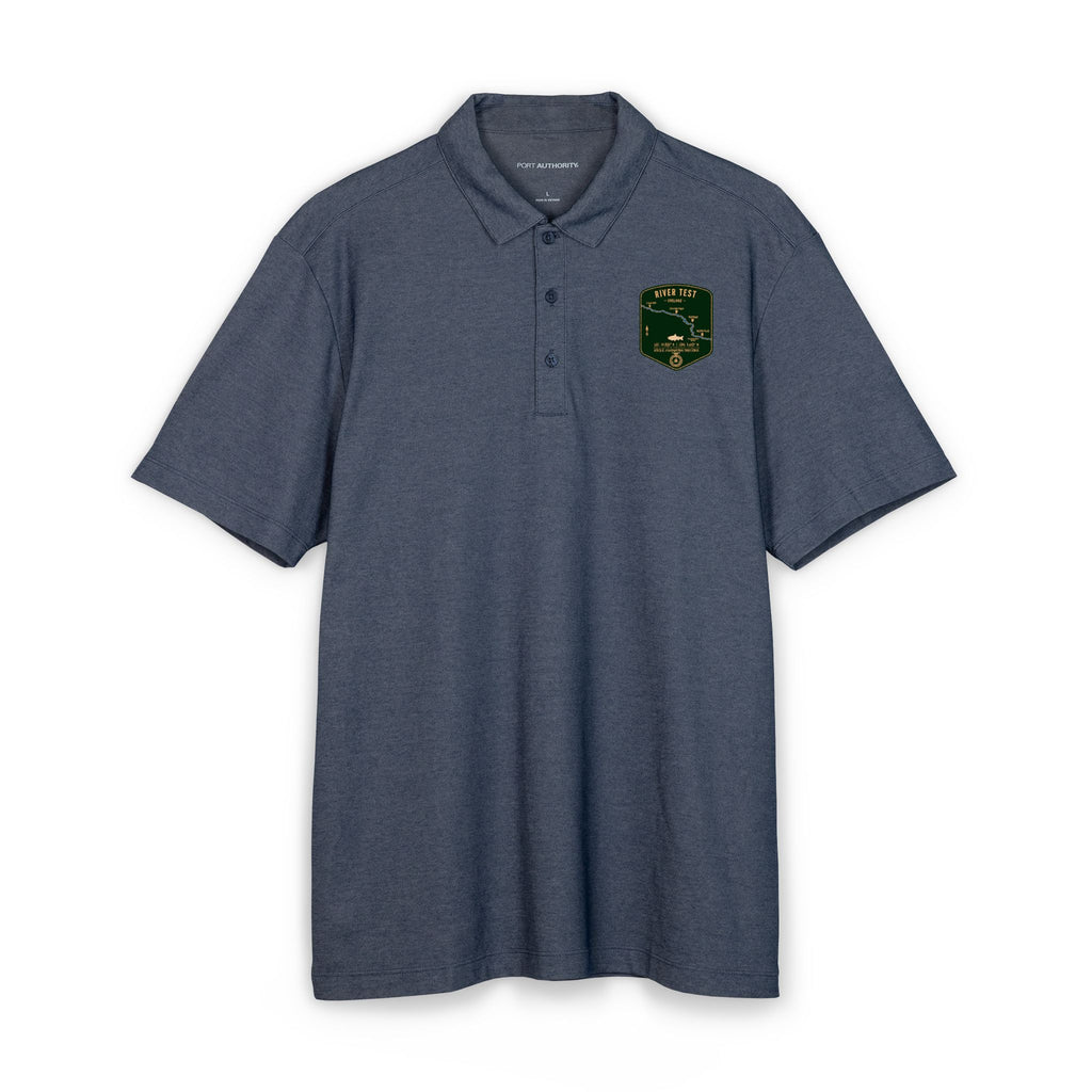 Global Series - River Test Fishing Map Polo | Port Authority® Fine Pique Blend
