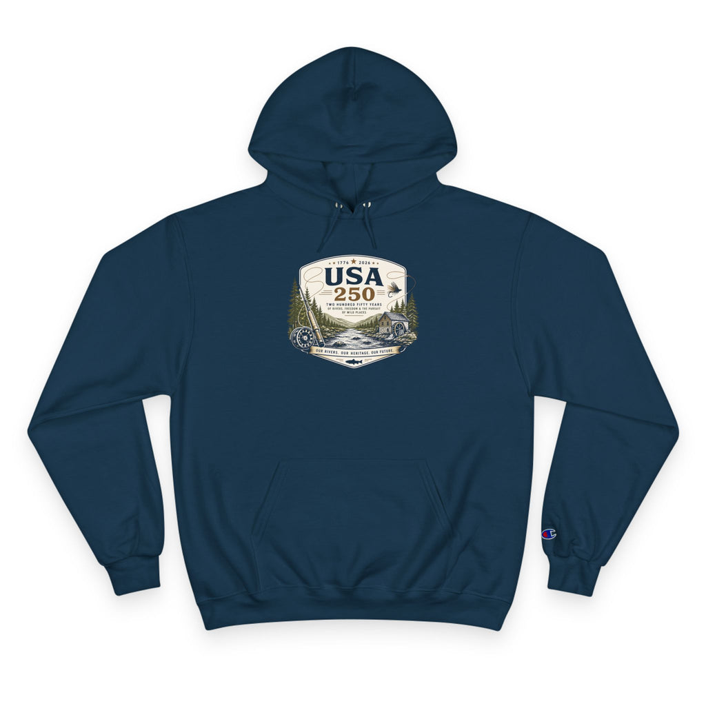 USA 250 River Heritage | Light Badge Graphic Hoodie