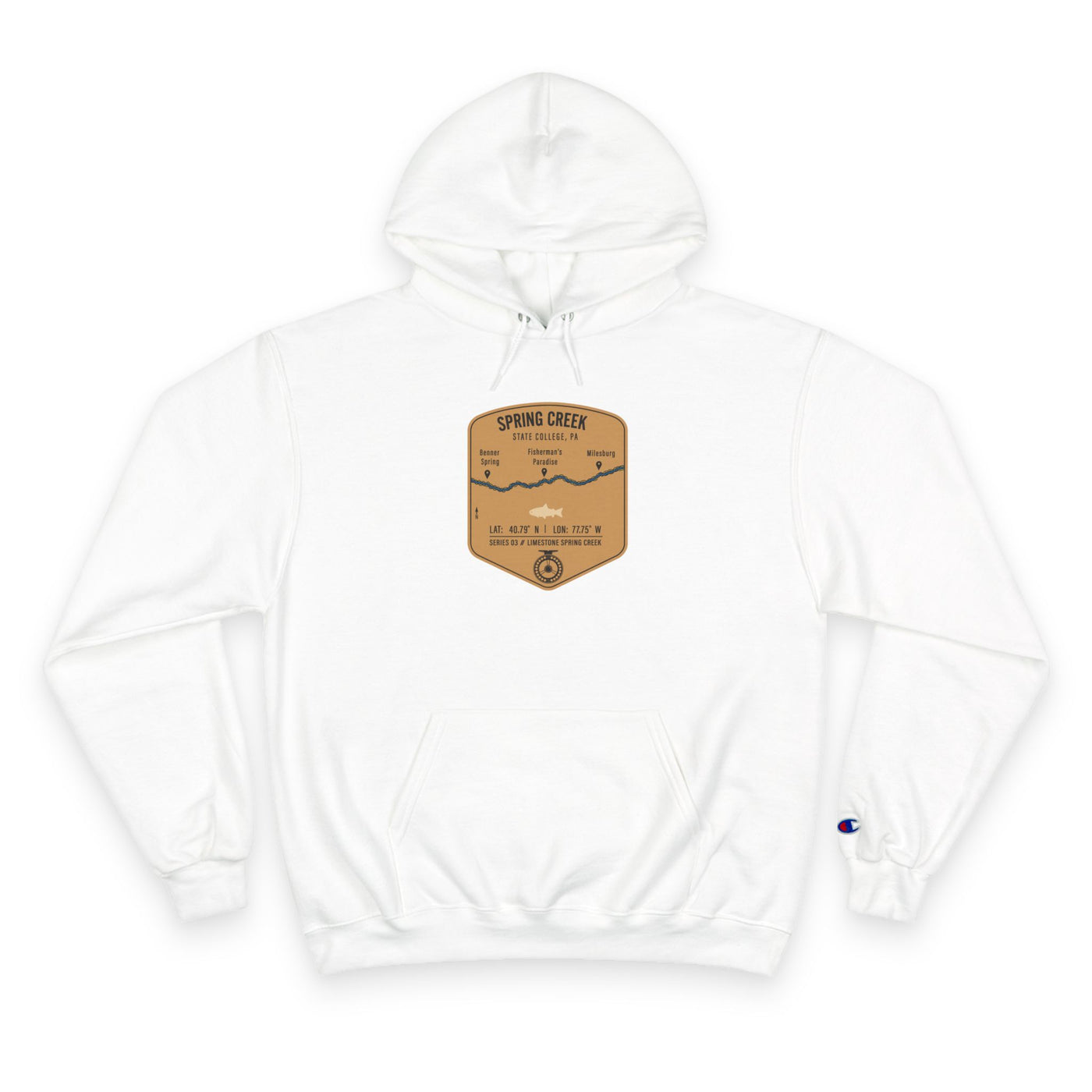 Spring Creek Patch Graphic Hoodie | Outdoor Adventure