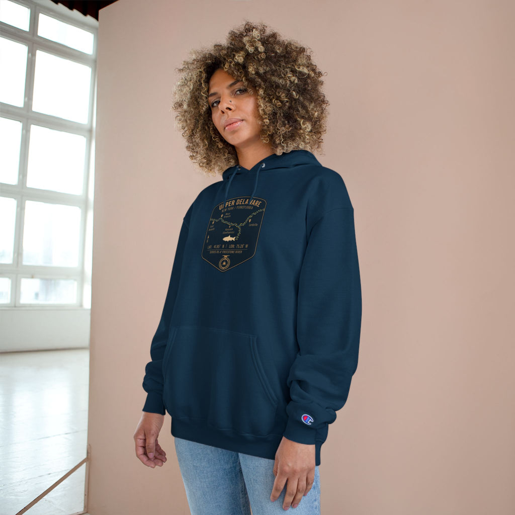 Upper Delaware Patch Graphic Hoodie | Outdoor Adventure