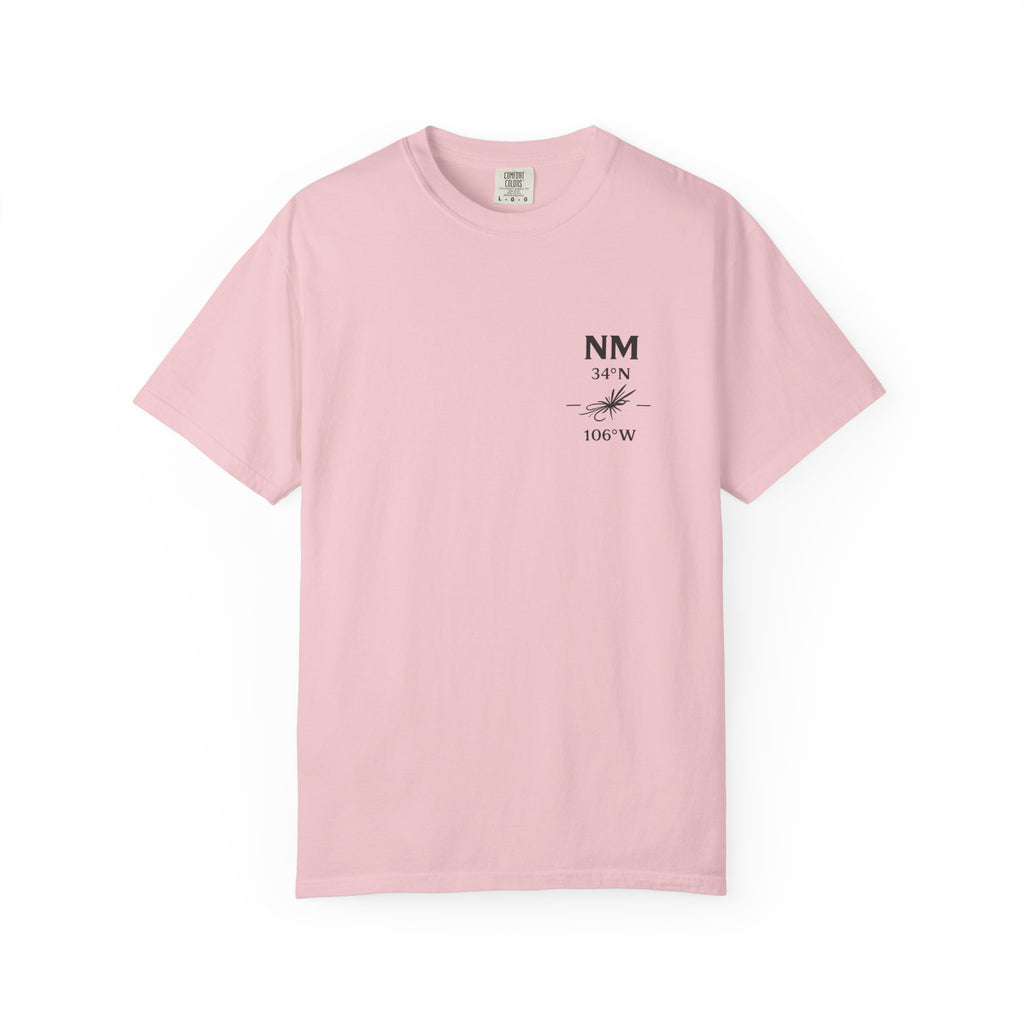 New Mexico - State Fly Fishing Badge — Rugged Cotton Tee