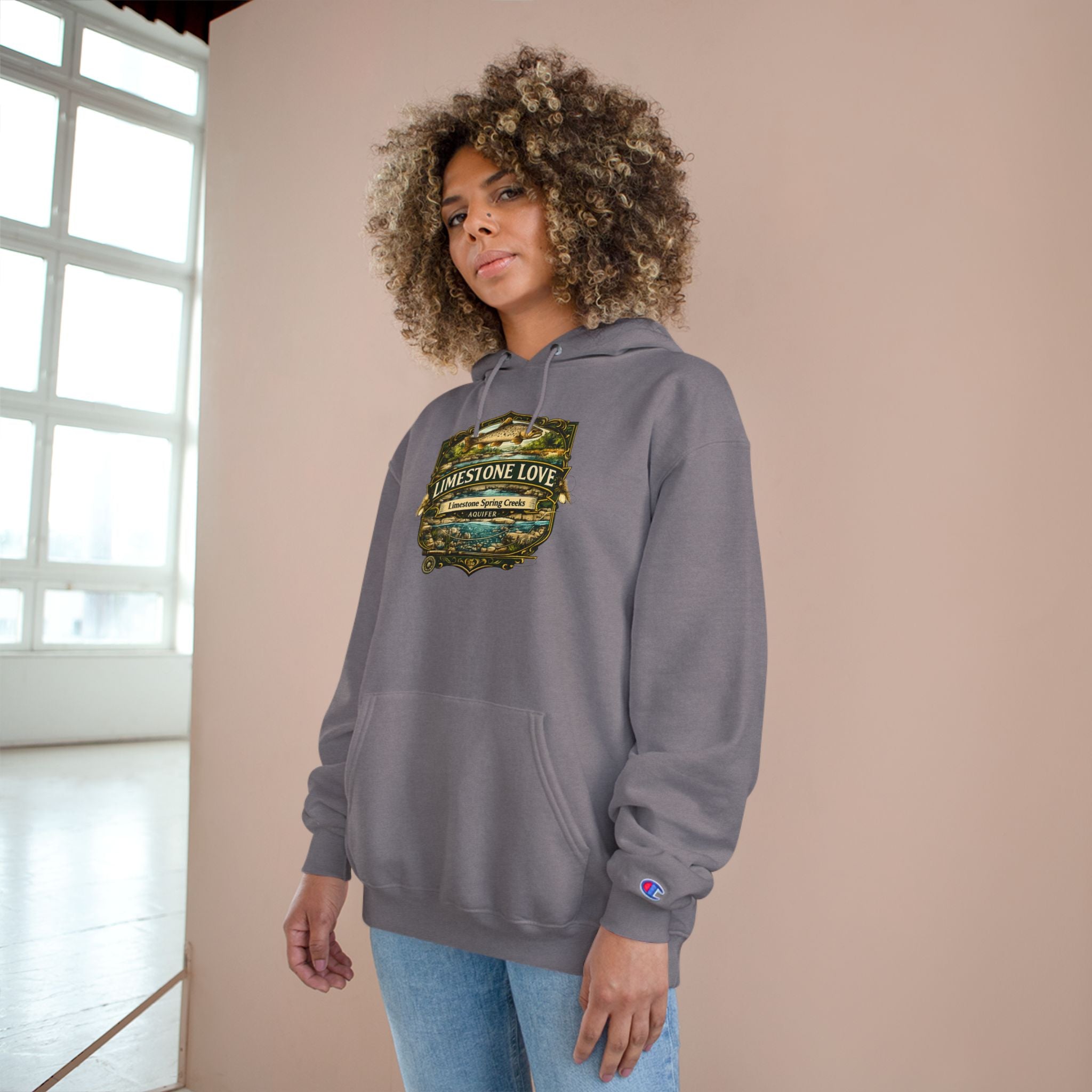 Limestone Love Patch Graphic Hoodie | Outdoor Adventure