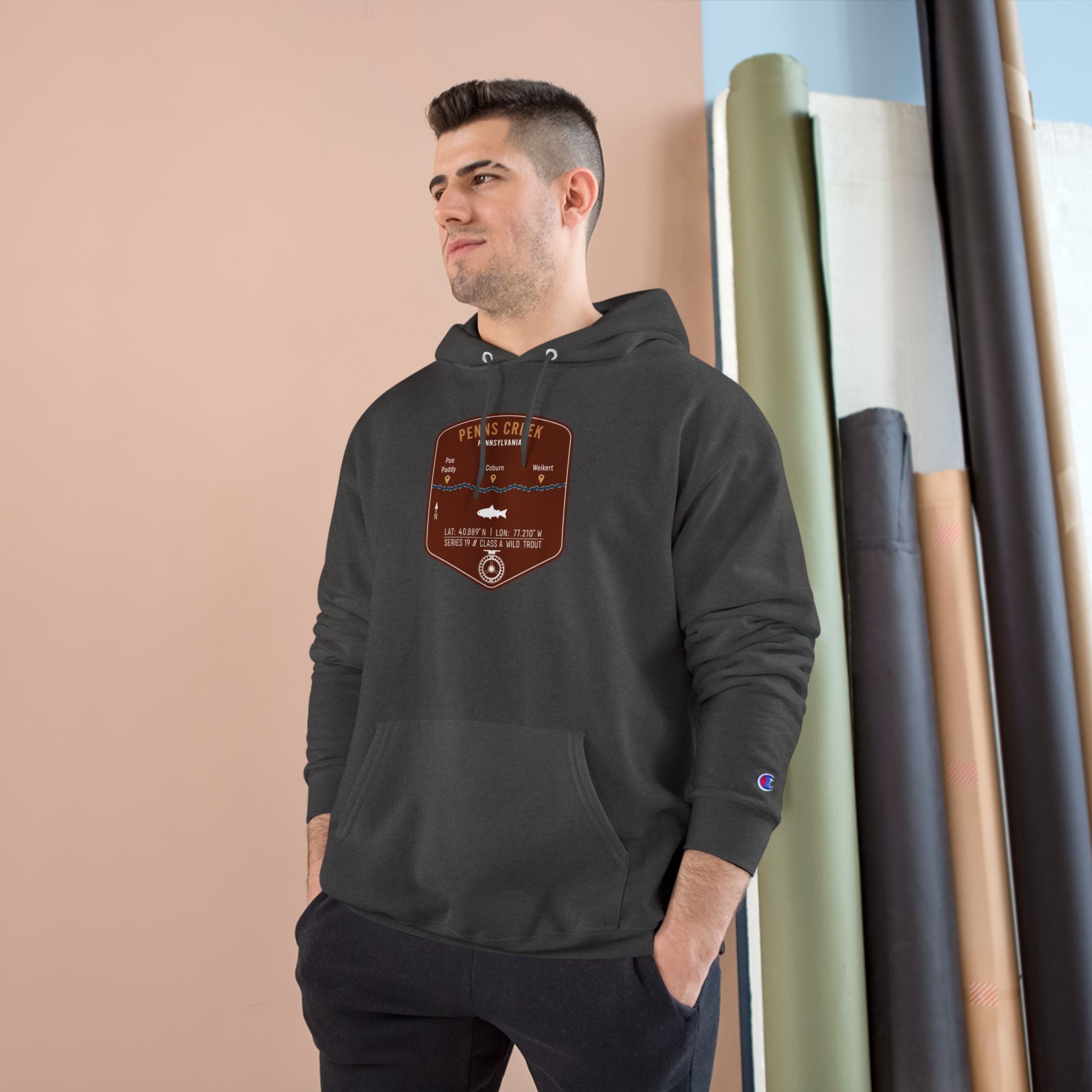 Penns Creek Patch Graphic Hoodie | Outdoor Adventure