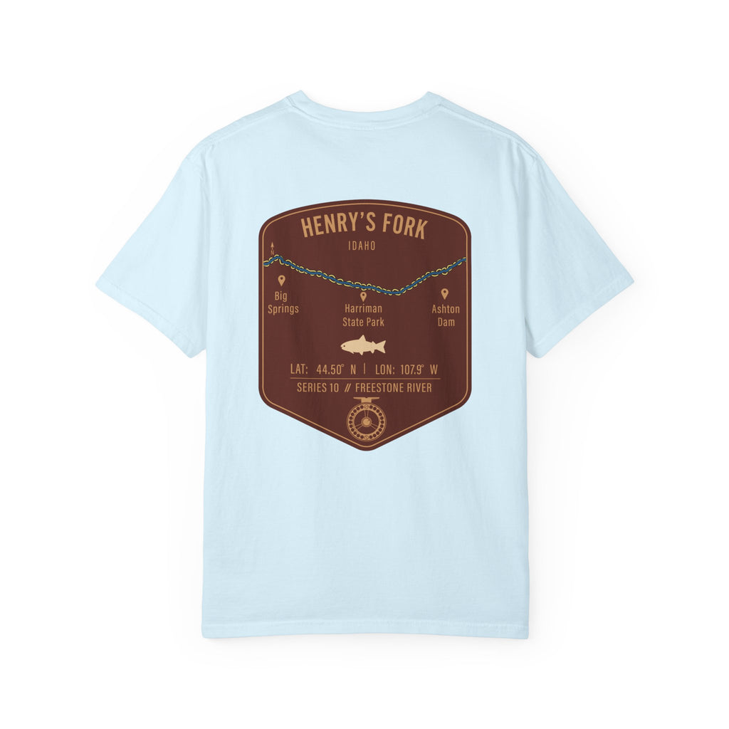 Henry's Fork Idaho Fly Fishing T-Shirt - Premium Vintage Angler Gift & Outdoor Adventure Tee