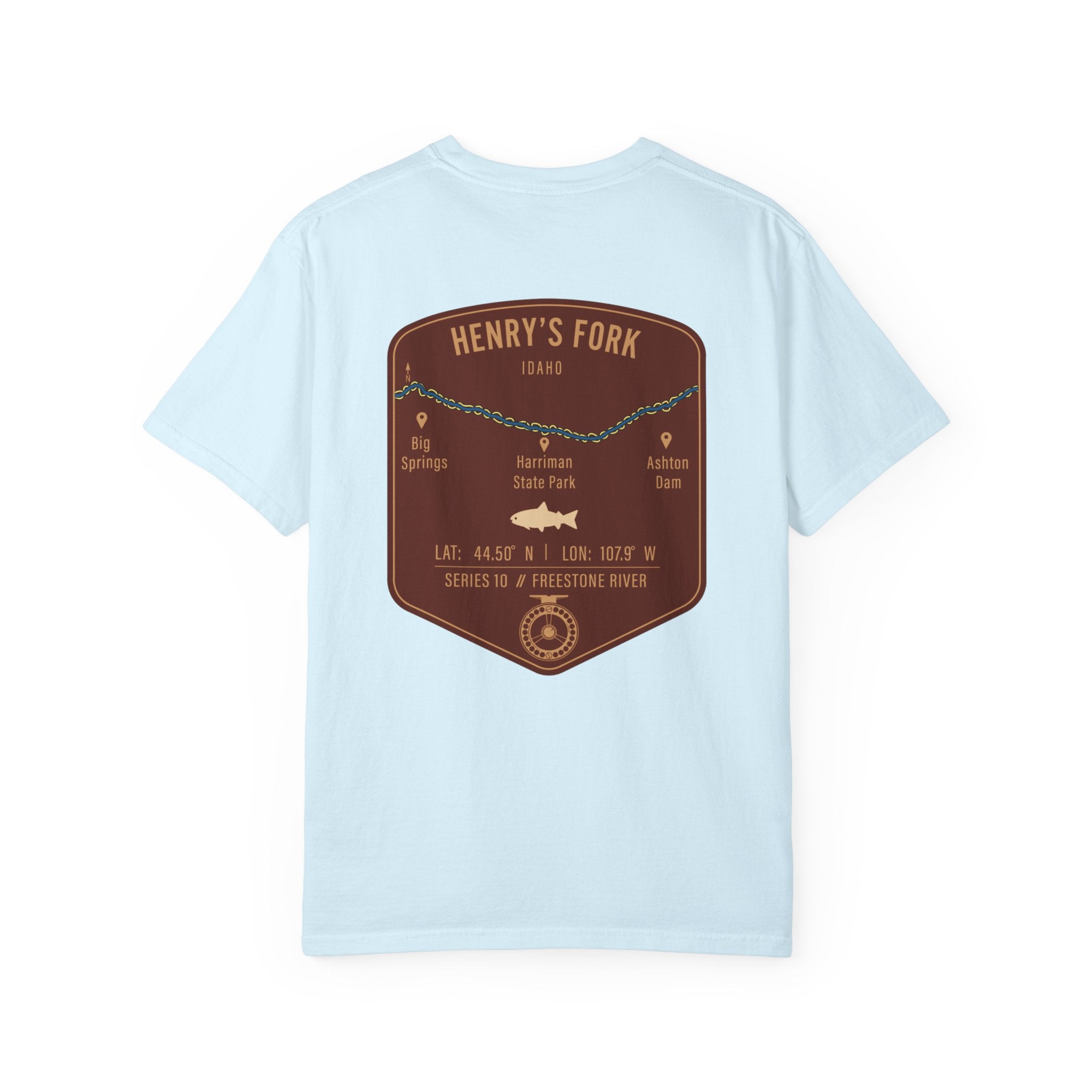 Henry's Fork Idaho Fly Fishing T-Shirt - Premium Vintage Angler Gift & Outdoor Adventure Tee