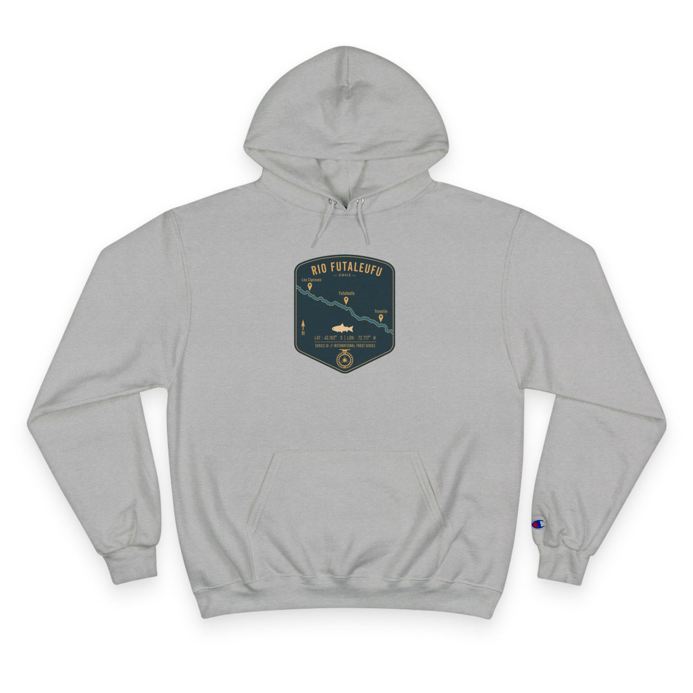 Global Series - Rio Futaleufu Chile Patch Graphic Hoodie | Outdoor Adventure