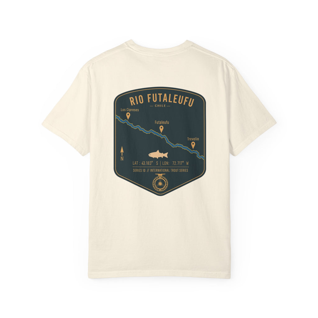 Rio Futaleufu Chile Fly Fishing T-Shirt - Patagonia International Trout Series Graphic Tee - Ultimate Gift for Anglers