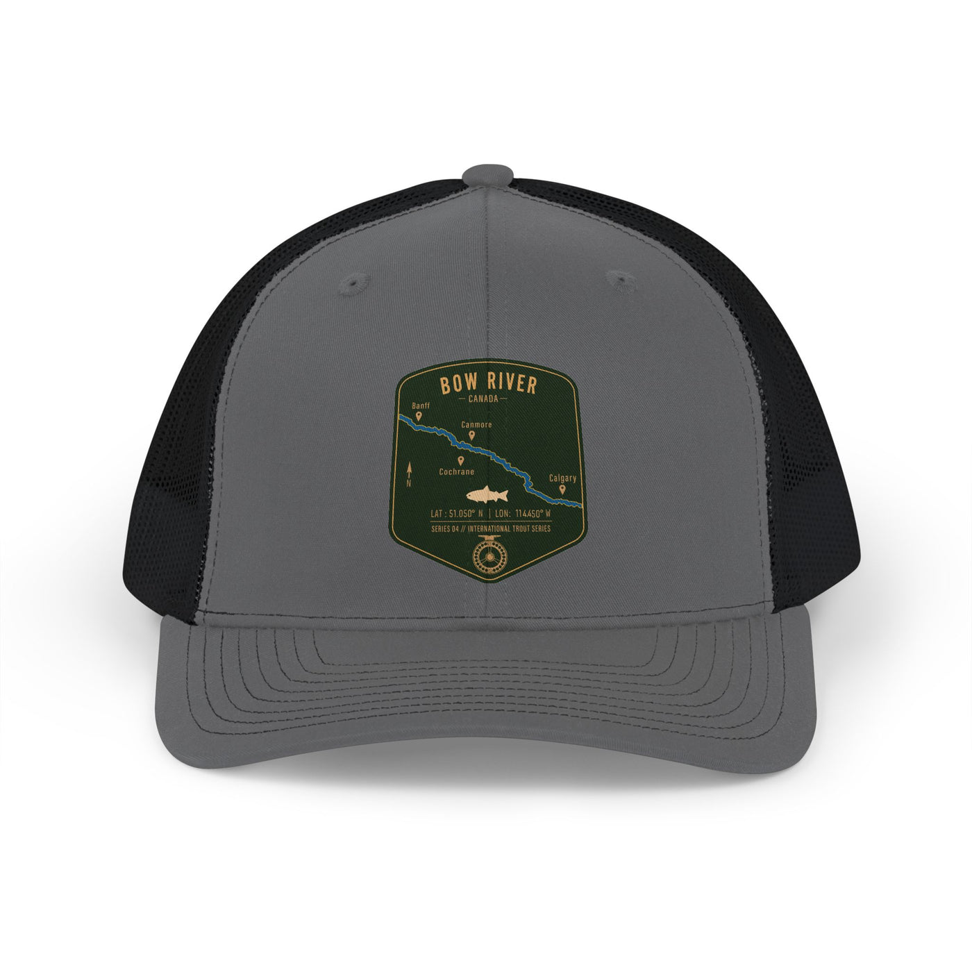 Global Series - Bow River Canada Fishing Map Trucker Hat | Richardson 112